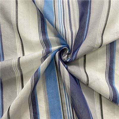 Naval Stripe Yarn-dyed Silk Cotton
