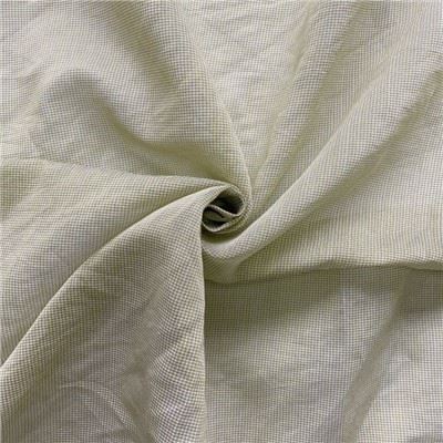 Silk And Cotton Plaid Gauze