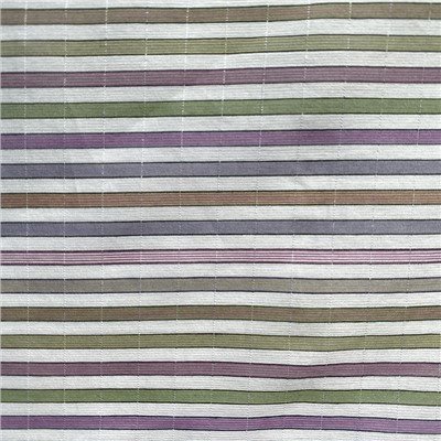 Stripe Yarn-dyed Silk Cotton Fabric