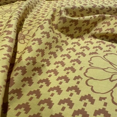 Silk And Cotton Blended Fabric Drapry Fabric