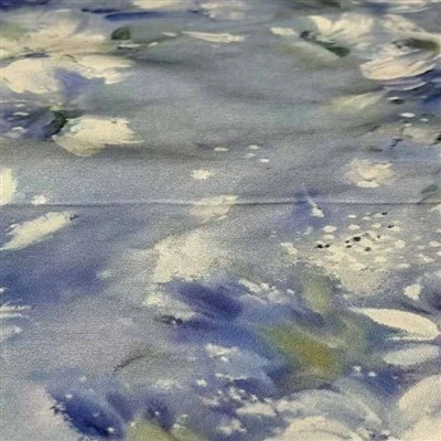 SIlk And Wool Viscose Blended Satin Fabric