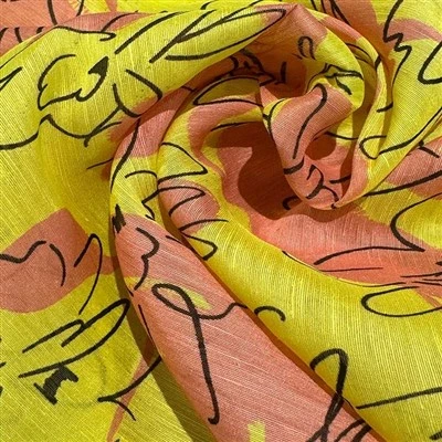 Silk Linen Georgette High Quality Fabric